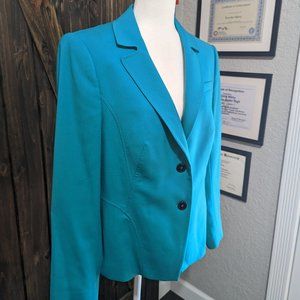 Escada Tailored Teal Blazer